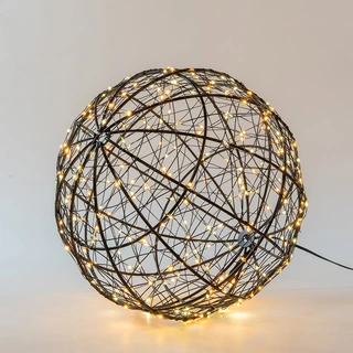 LED Bal Metaal Duo Flash - Ø25 cm - afbeelding 2
