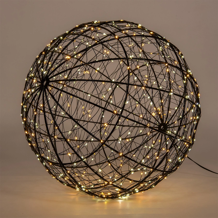 LED Bal Metaal Duo Flash - Ø35 cm - afbeelding 2