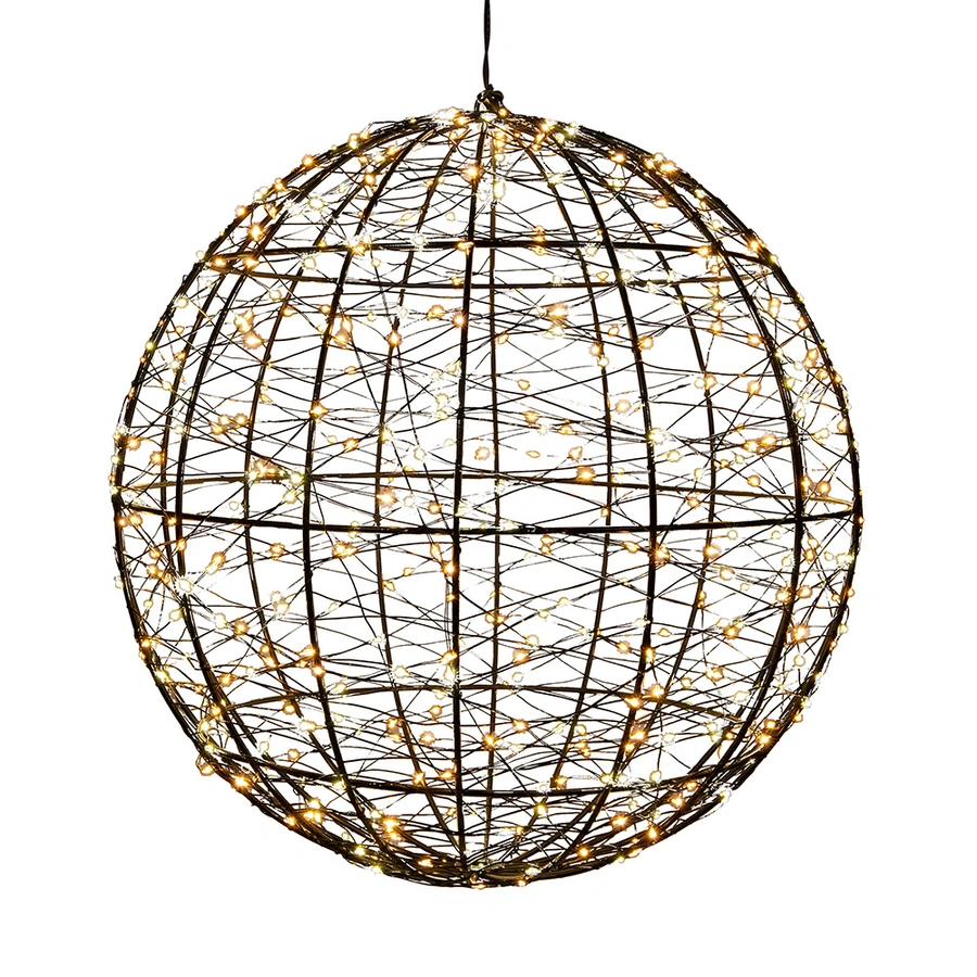 LED Bal Metaal Duo Flash - Ø35 cm - afbeelding 3