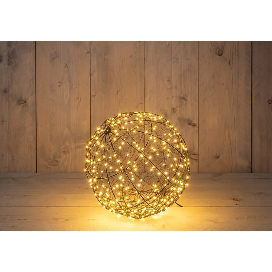 LED Bal Metaal Flash - Ø25 cm