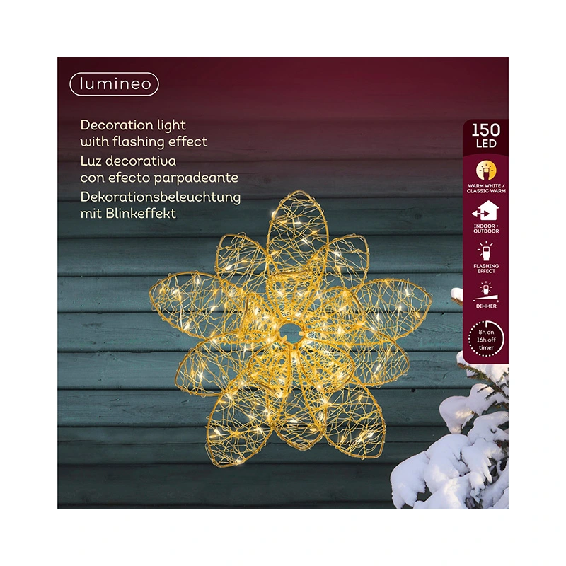 Micro LED Bloem Flashing - Ø28x9 cm - afbeelding 4
