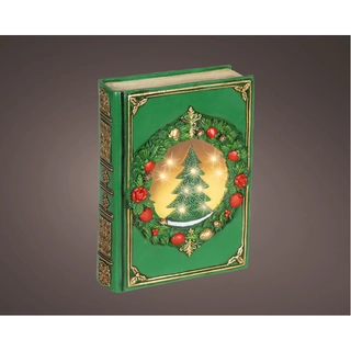 LED Boek Groen - 6,5 cm - afbeelding 1