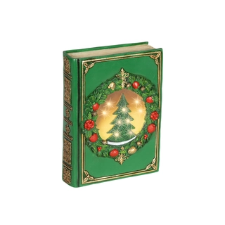 LED Boek Groen - 6,5 cm - afbeelding 2