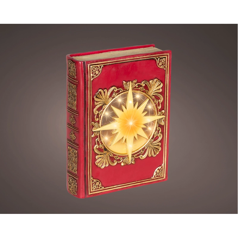 LED Boek Rood - 22 cm - afbeelding 1