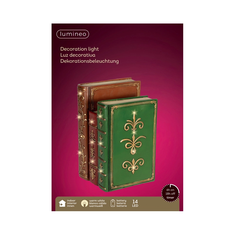 LED Boeken Multi - 15,5 cm - afbeelding 4