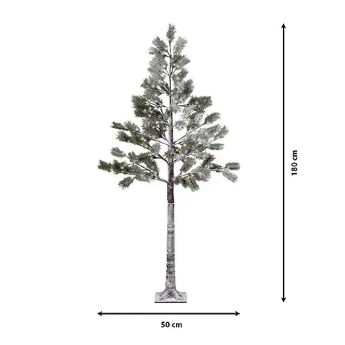 LED Boom Sneeuw - 50x50x180 cm - afbeelding 5