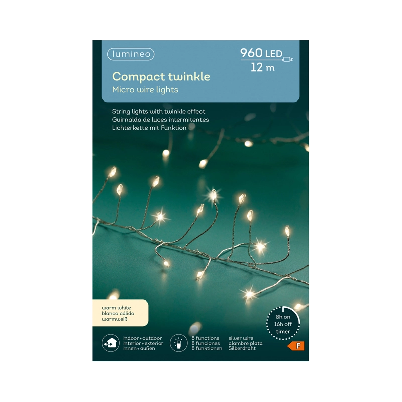 LED Boomverlichting Compact Zilver - 1200 cm - afbeelding 3