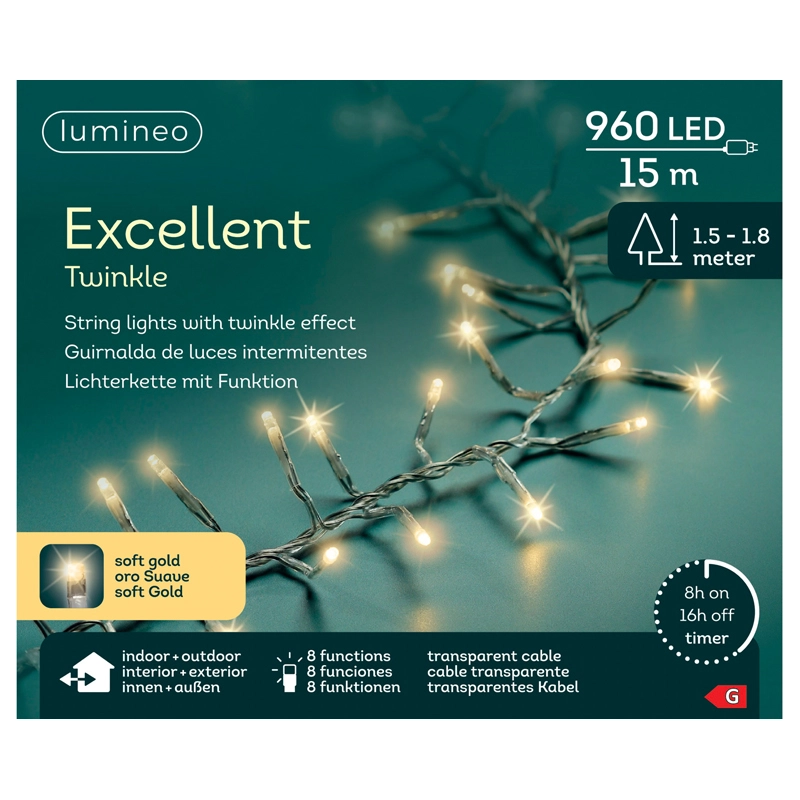 LED Boomverlichting Excellent Wit - 1500 cm - afbeelding 2