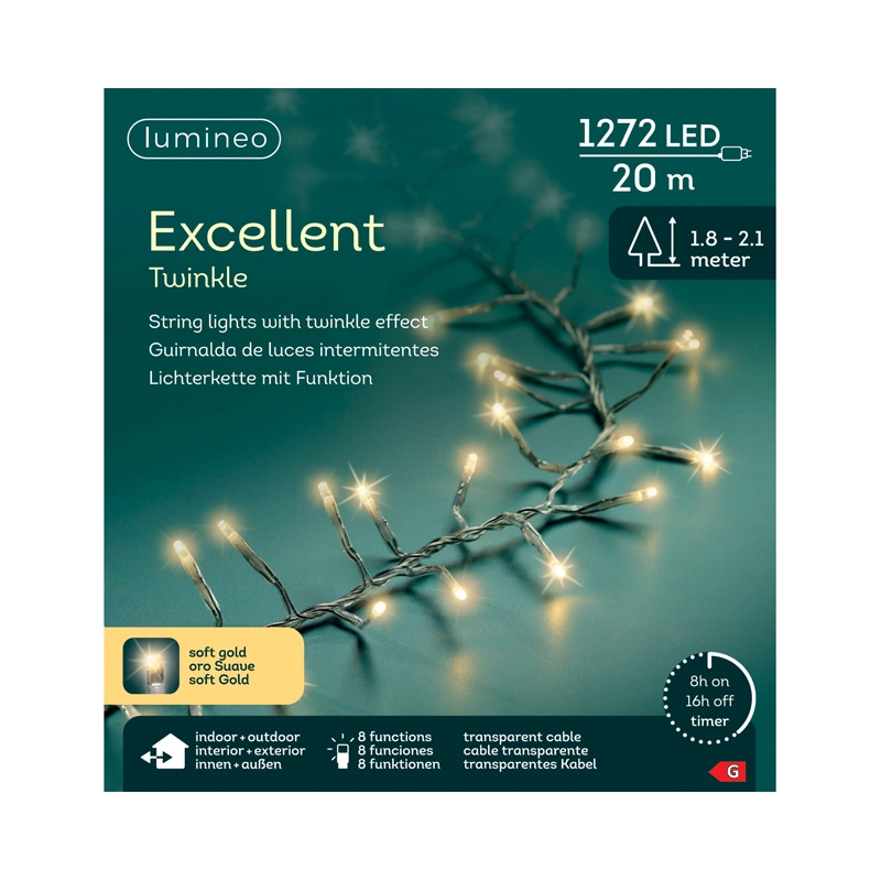 LED Boomverlichting Excellent Wit - 2000 cm - afbeelding 2