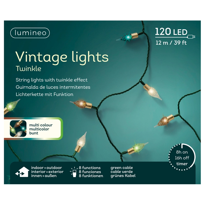 LED Boomverlichting Vintage - 1190 cm - afbeelding 3