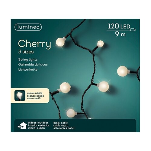 LED Cherry Lights Warm Wit - 9 m - afbeelding 3