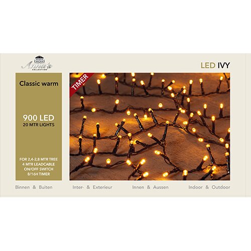 LED Kerstboomverlichting Ivy 20 m - Klassiek Warm