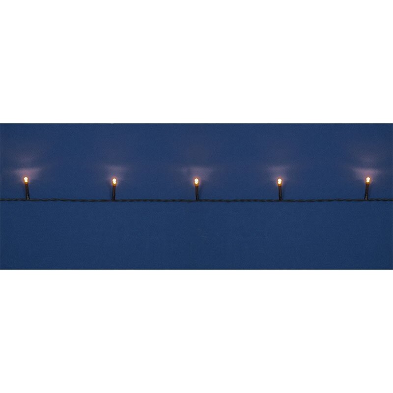 Kerstverlichting met timer 120 LED's - Zwart - afbeelding 4