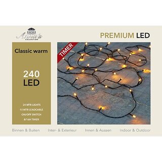 LED Kerstboomverlichting 24m - Klassiek warm