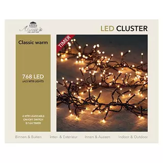 LED Clusterverlichting Klassiek - 4,5 m