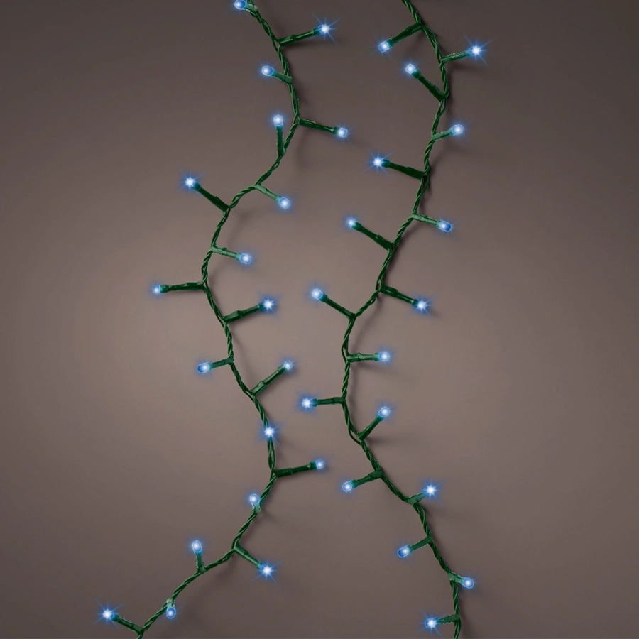 LED Compact Kerstboomverlichting Blauw - 16 m - afbeelding 2
