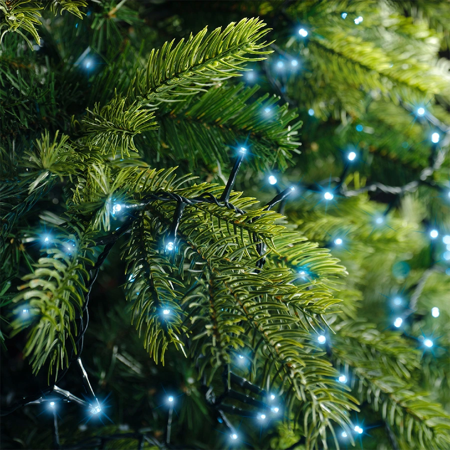 LED Compact Kerstboomverlichting Blauw - 16 m - afbeelding 4