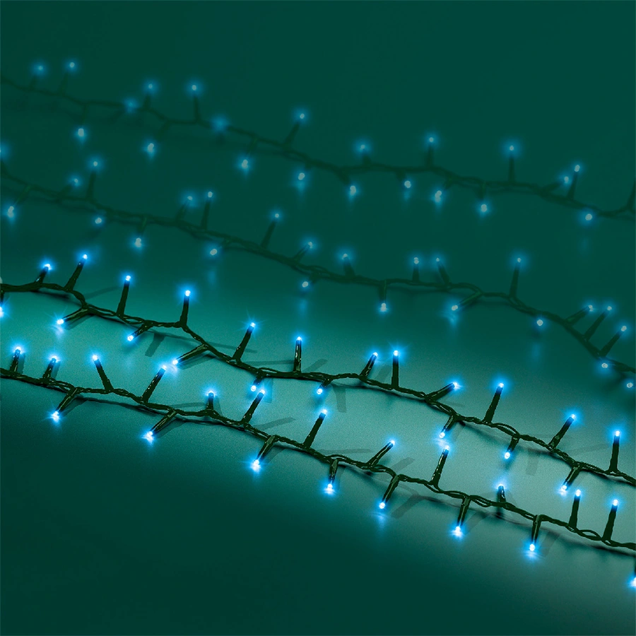 LED Compact Kerstboomverlichting Blauw - 16 m - afbeelding 5