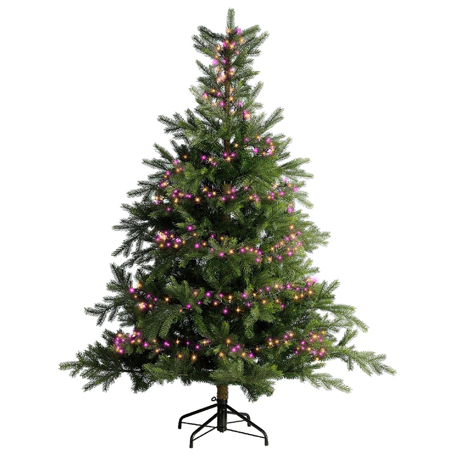 LED Compact Kerstboomverlichting Oranje/Roze - 16 m - afbeelding 3