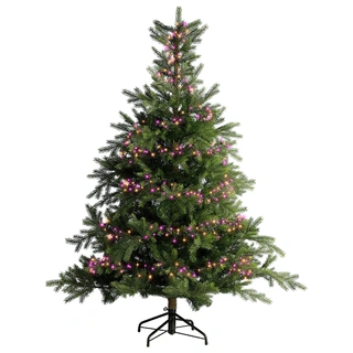 LED Compact Kerstboomverlichting Oranje/Roze - 16 m - afbeelding 3