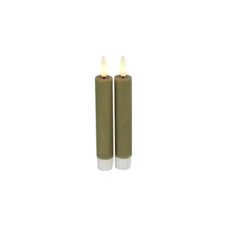 Countryfield LED Dinerkaars 2 st. Ø2x15 cm - Beige