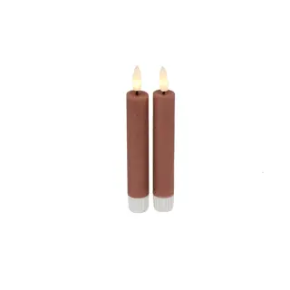 Countryfield LED Dinerkaars 2 st. Ø2x15 cm - Roze