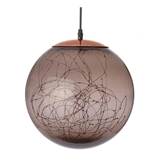 LED Glas Bal Smokey Flash - Ø18 cm - afbeelding 2