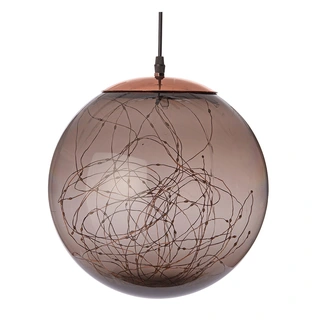 LED Glas Bal Smokey Flash - Ø25 cm - afbeelding 2