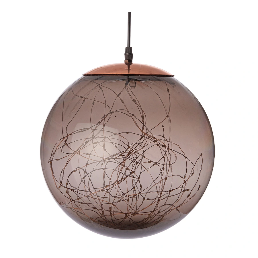 LED Glas Bal Smokey Flash - Ø35cm - afbeelding 2