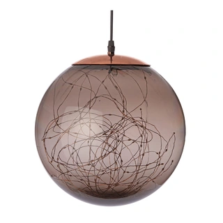 LED Glas Bal Smokey Flash - Ø35cm - afbeelding 2