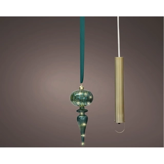 LED Glashanger Groen Warm Wit - 27 cm - afbeelding 1