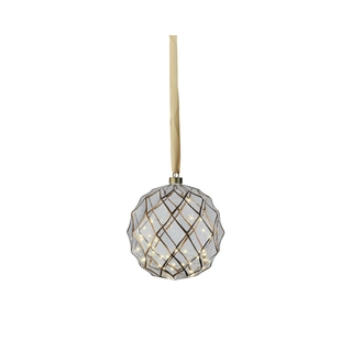 LED Glasornamentbal - 19 cm - afbeelding 2