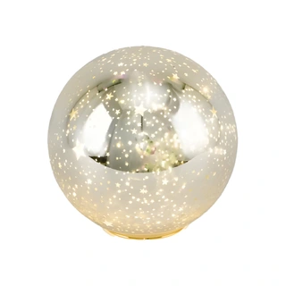 Gehlmann LED Bol Glas Goud - Ø10 cm