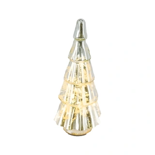 Gehlmann LED Kerstboompje Zilver - 40 cm