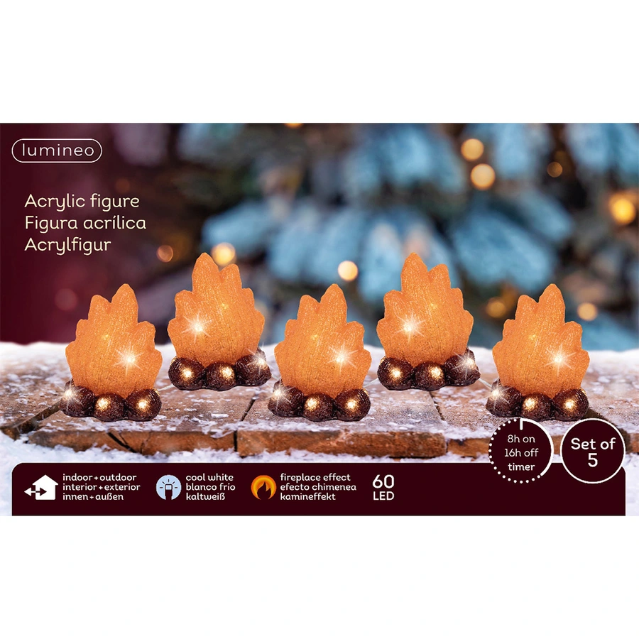 LED Haard Vuur Acryl - afbeelding 3
