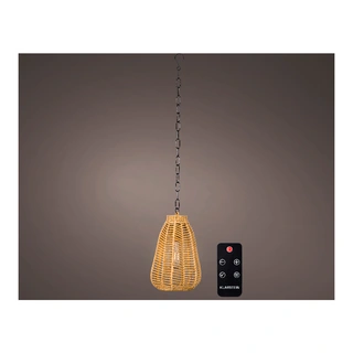 LED Hanglamp Wicker Steady - Ø19,5x28 cm - afbeelding 2