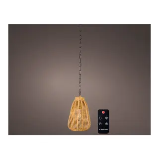 LED Hanglamp Wicker Steady - Ø19,5x28 cm - afbeelding 2