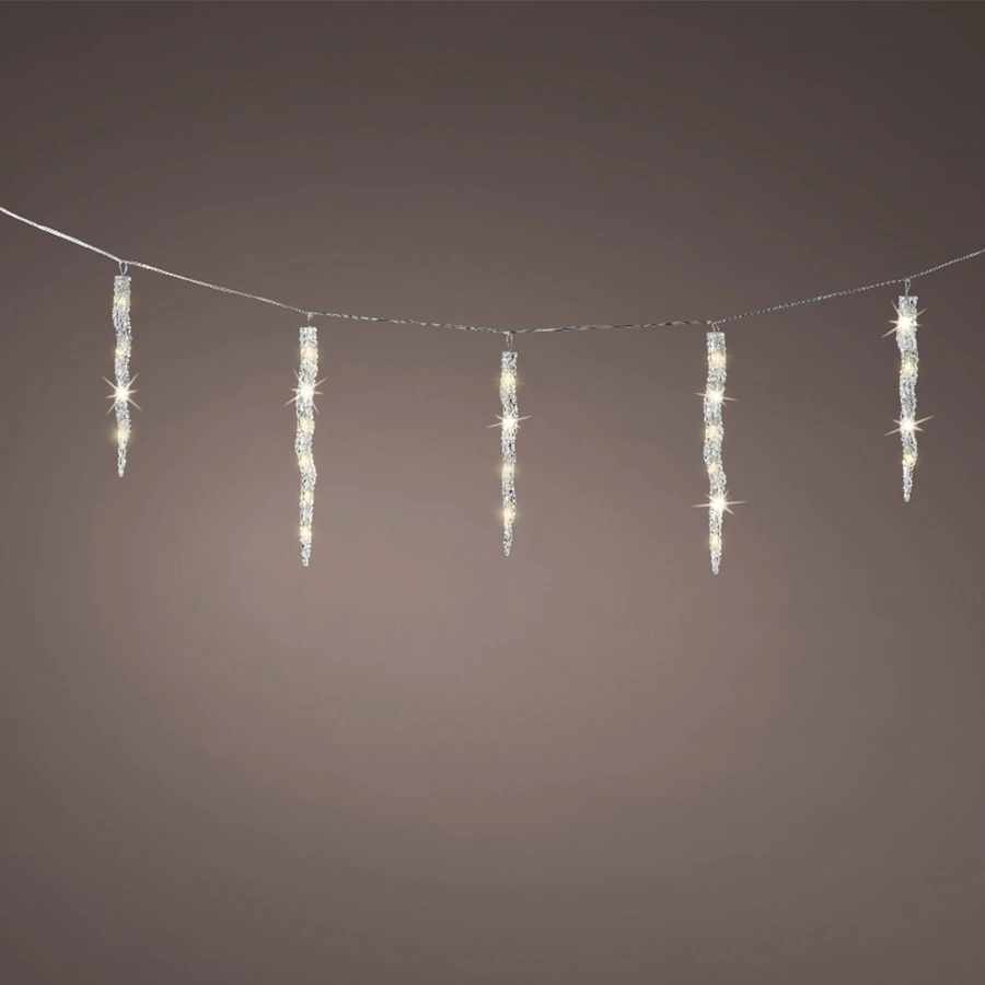 LED Ijspegeverlichting Flashing Effect Warm Wit - 3,6 m - afbeelding 2