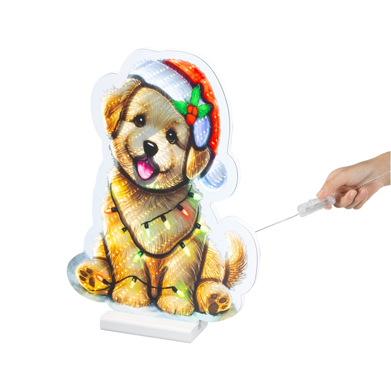 LED Infinity Hond - 36 cm - afbeelding 2