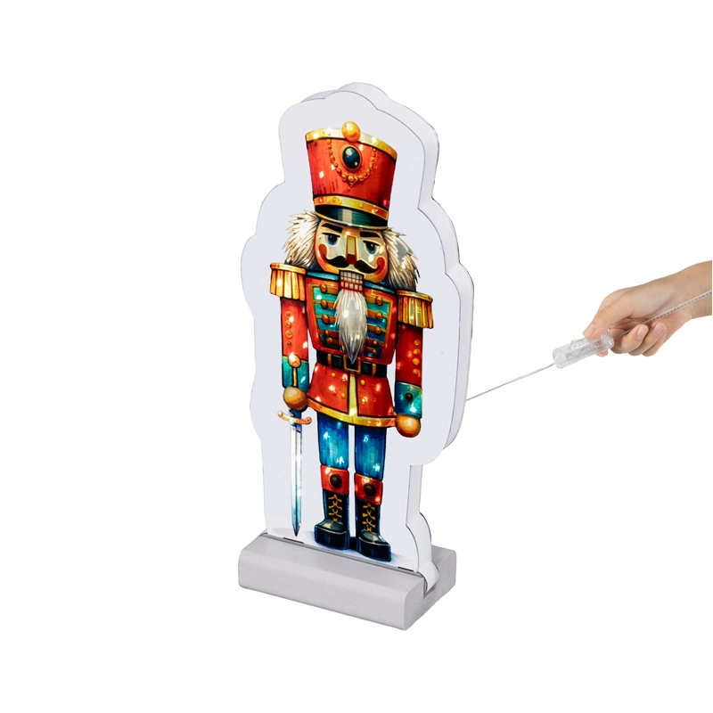 LED Infinity Houten Figuur - 22 cm - afbeelding 2