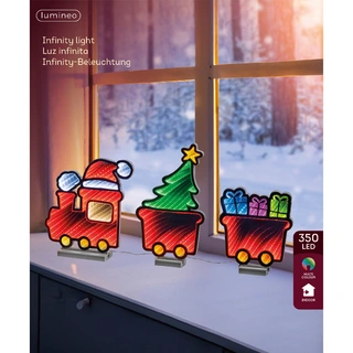 LED Infinity Lights Trein - 70x1,3x36 cm - afbeelding 3