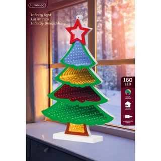 LED Infinity Lights Kerstboom - 21,5x5x32 cm - afbeelding 3