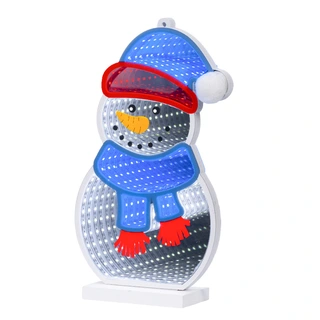 LED Infinity Lights Sneeuwpop - 14,7x6x27,2 cm - afbeelding 1
