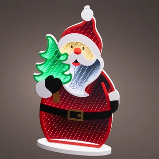 LED Infinity Lights Kerstman - 23,3x8x39,8 cm - afbeelding 2