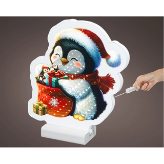 LED Infinity Pinguïn - 22 cm