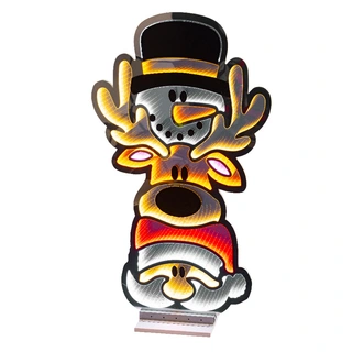 LED Infinity Lights Kerstfiguren - 88,5x1,6x120 cm - afbeelding 1
