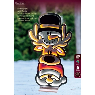LED Infinity Lights Kerstfiguren - 88,5x1,6x120 cm - afbeelding 3