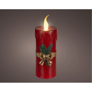 LED Kaars Rood - 44 cm