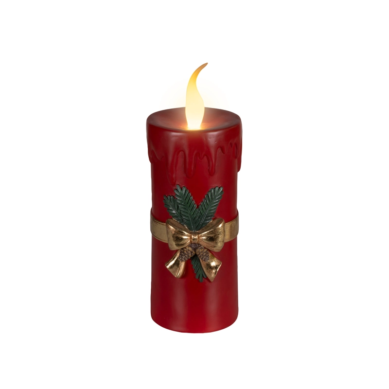 LED Kaars Rood - 44 cm - afbeelding 2