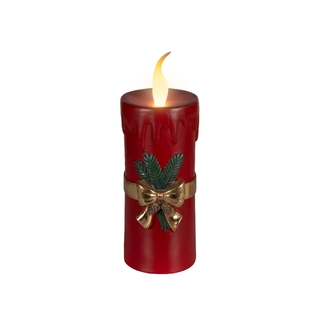 LED Kaars Rood - 44 cm - afbeelding 2
